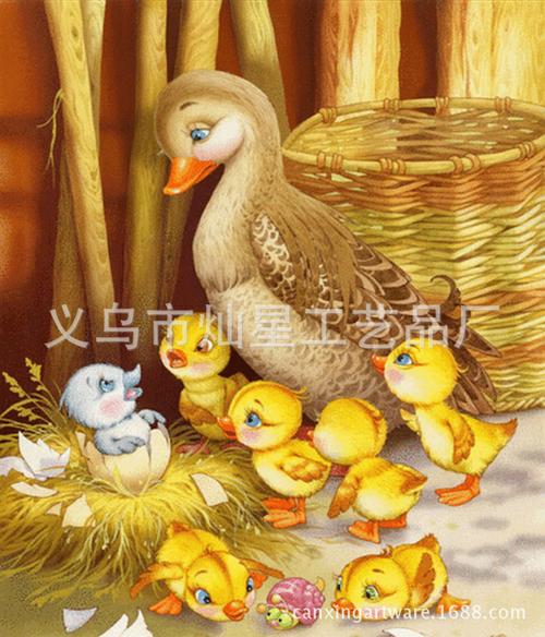 小鸭子钻石画diy直销诚征代理钻石画钻石画可物流浙江省金华市